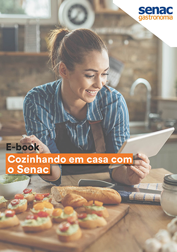 E-book Cozinhando em Casa com o Senac